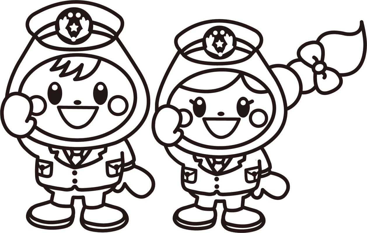 印刷可能 ふじっぴー 描く ぬりえ