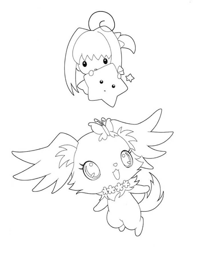 印刷可能 ジュエルペット 描く ぬりえ