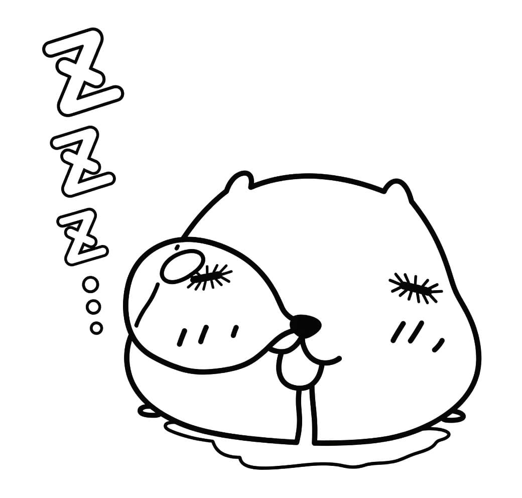 印刷可能 カピバラさん 描く ぬりえ