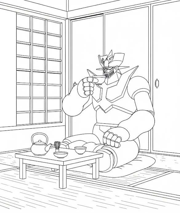 印刷可能 マジンガーZ ぬりえ