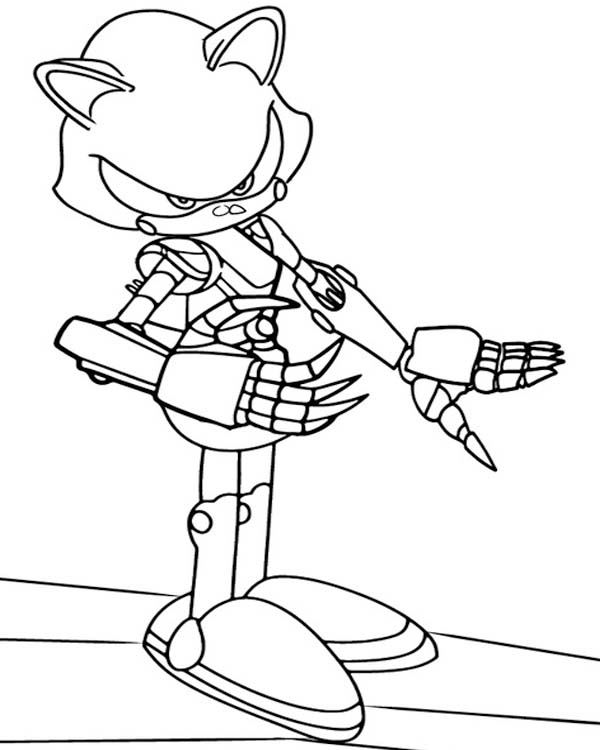 印刷可能 メタルソニック 描く ぬりえ