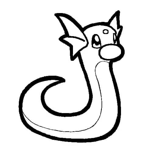 印刷可能 ミニリュウ ポケモン ぬりえ