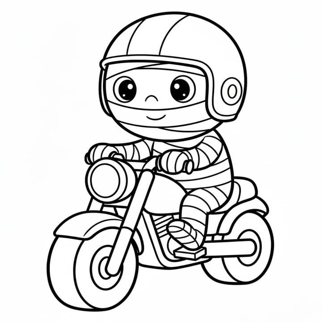 印刷可能 ミイラ 描く ぬりえ