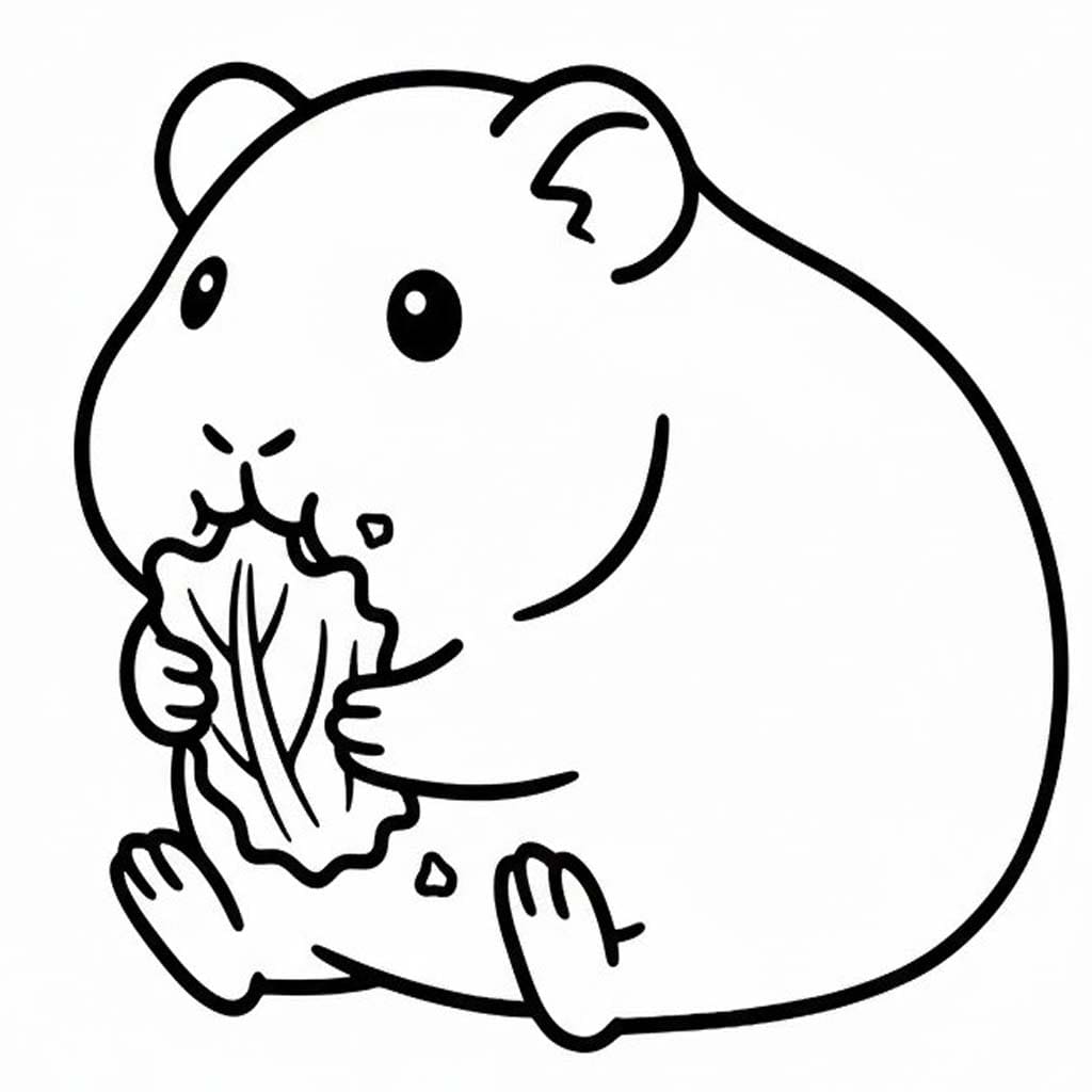 印刷可能 モルモット 描く ぬりえ