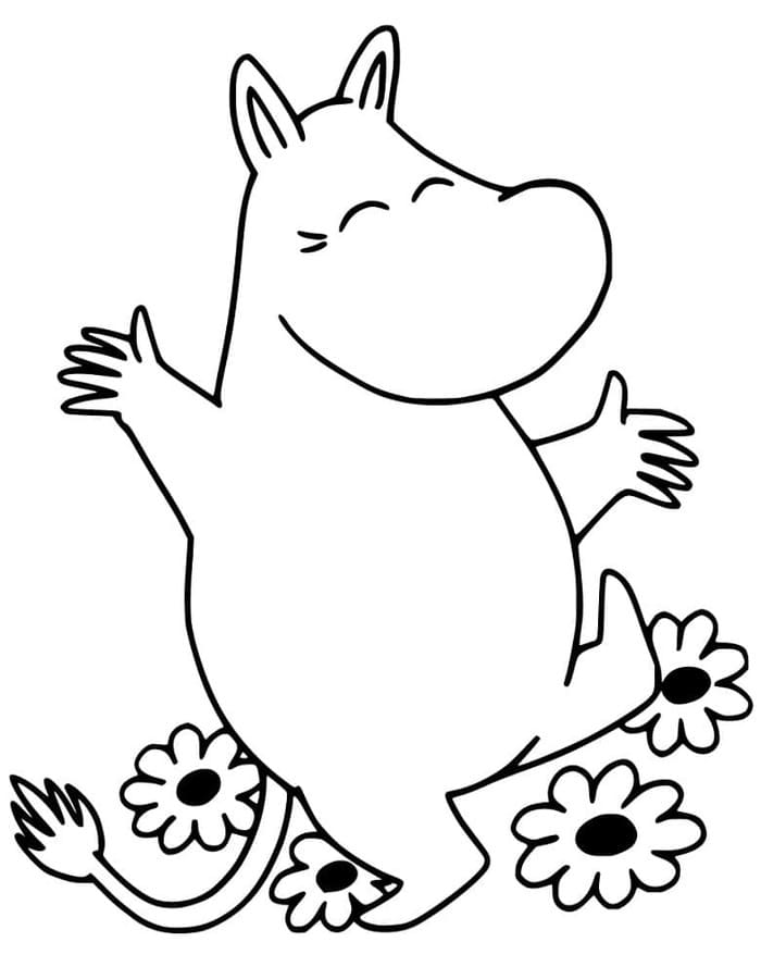 印刷可能 ムーミン 描く ぬりえ