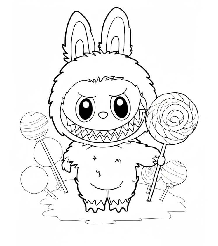 印刷可能 ラブブ 描く ぬりえ