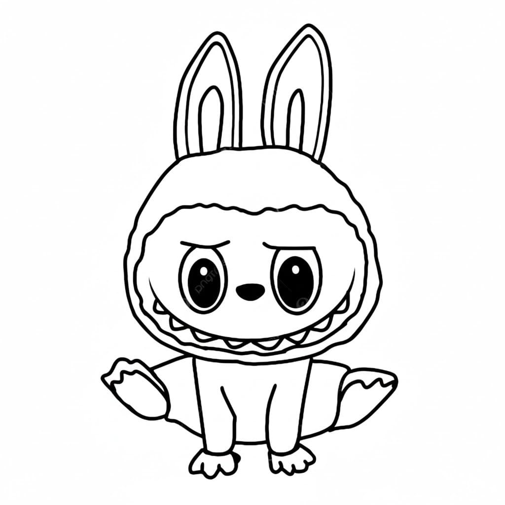 印刷可能 ラブブ ぬりえ