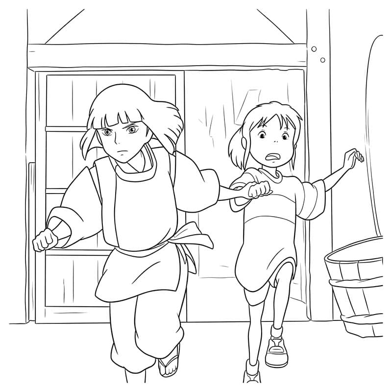 印刷可能 千と千尋の神隠し 描く ぬりえ