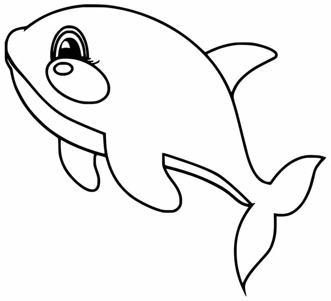 印刷可能 シャチ 描く ぬりえ