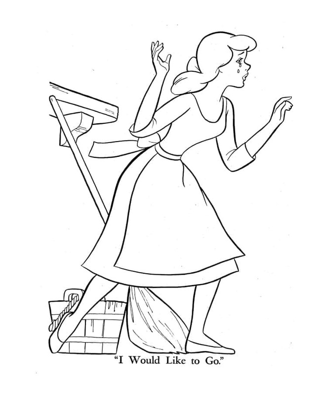 印刷可能 シンデレラ ぬりえ