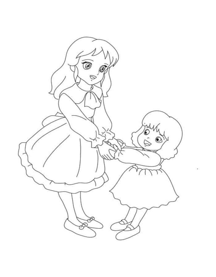 印刷可能 小公女セーラ ぬりえ