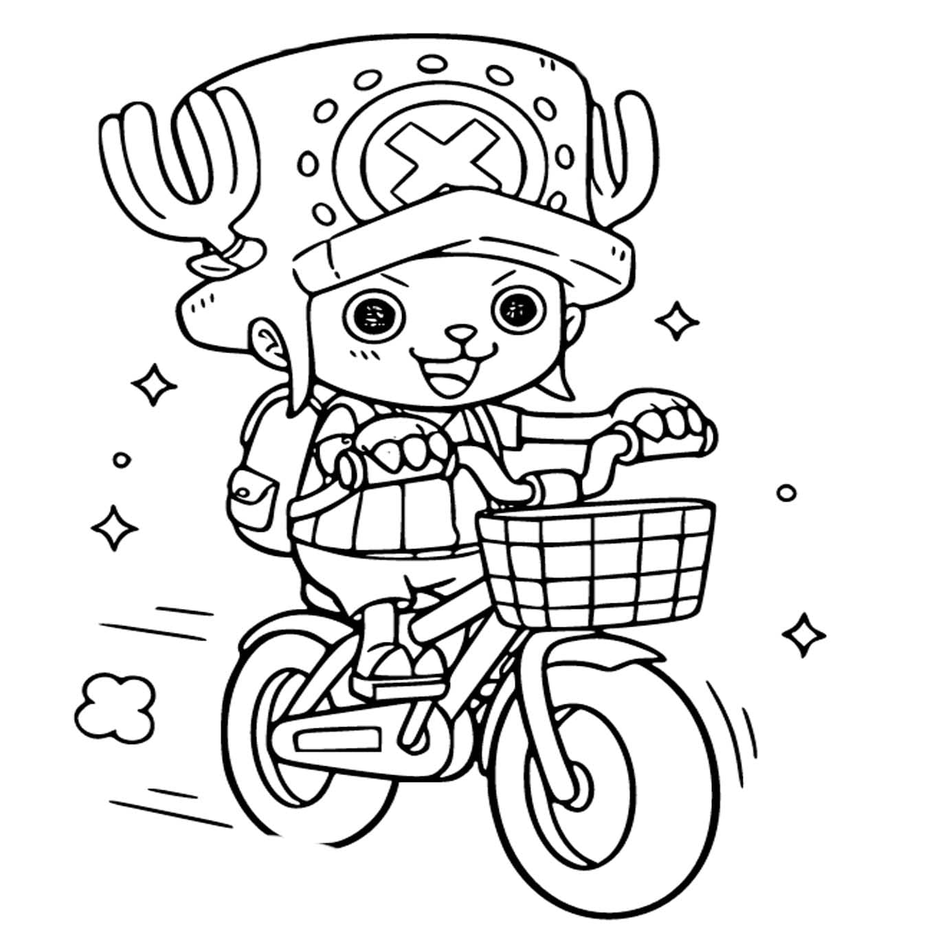 印刷可能トニートニー・チョッパー ぬりえ