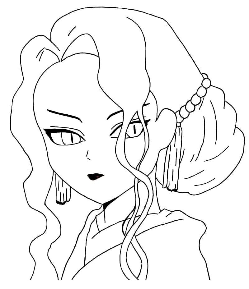 印刷 鬼舞辻無惨 描く ぬりえ