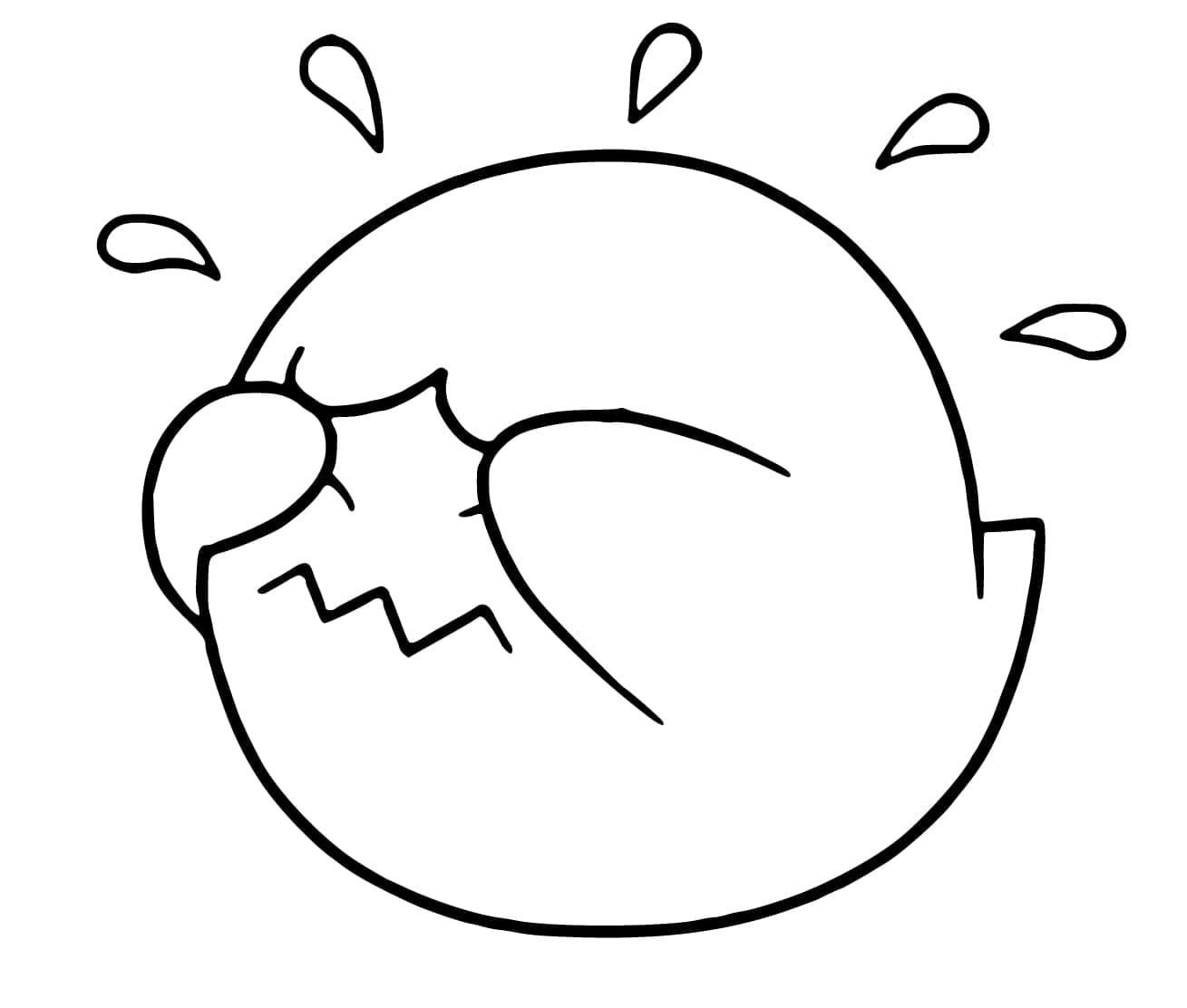 印刷 キングブー 描く ぬりえ