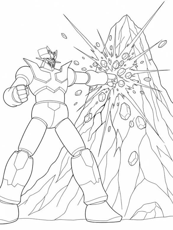 印刷 マジンガーZ ぬりえ