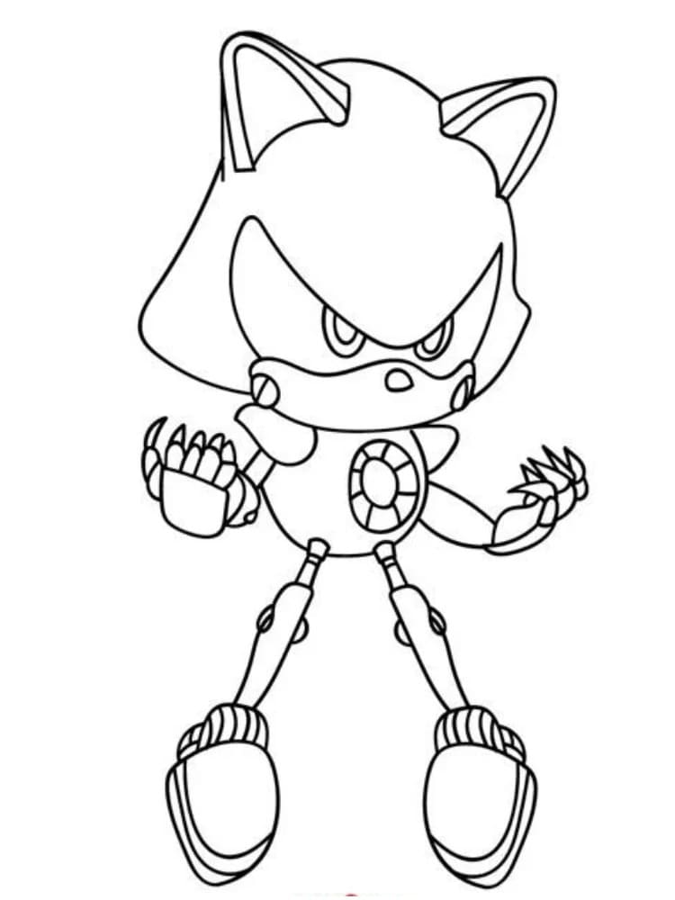 印刷 メタルソニック ぬりえ