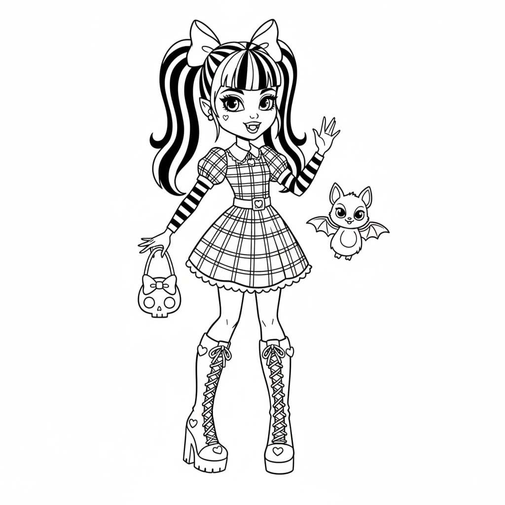 印刷 モンスター・ハイ ぬりえ