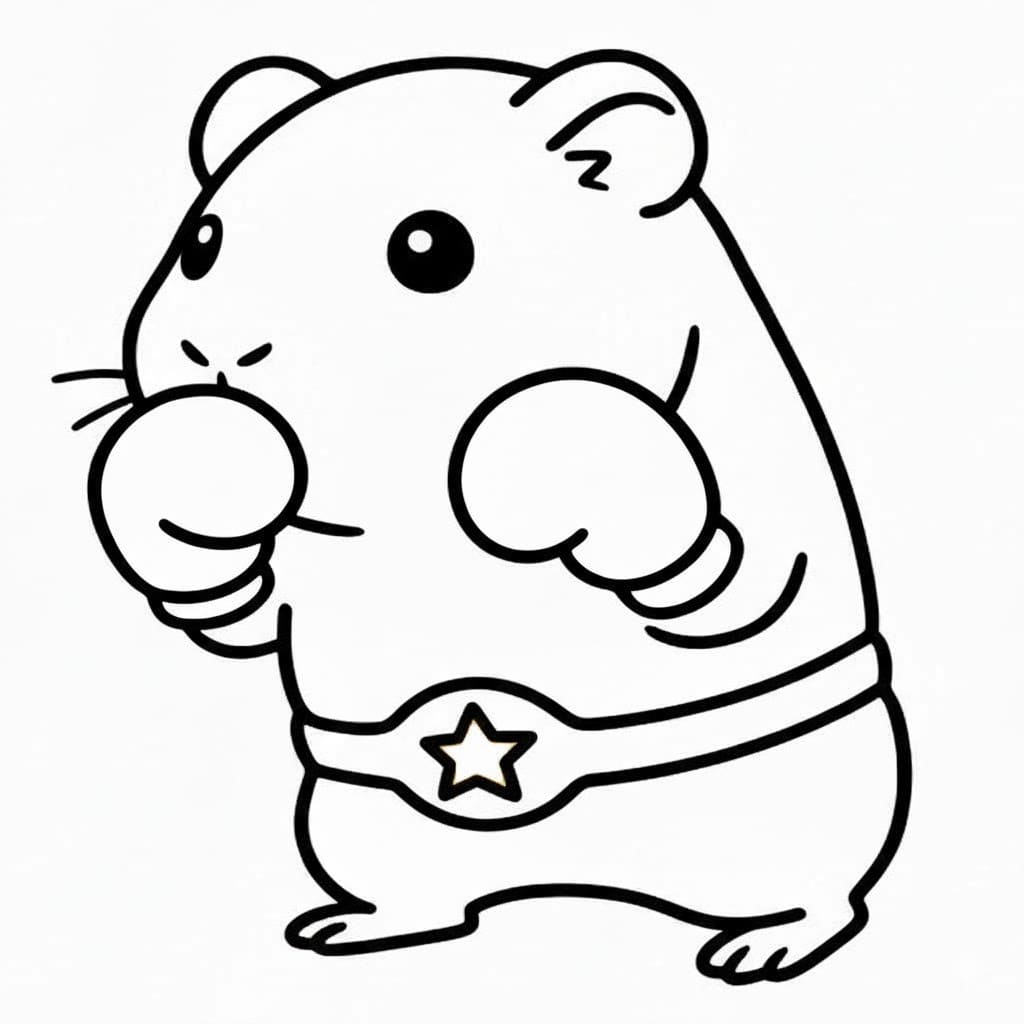 印刷 モルモット 描く ぬりえ