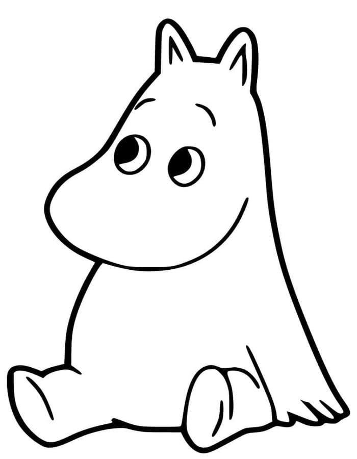 印刷 ムーミン ぬりえ