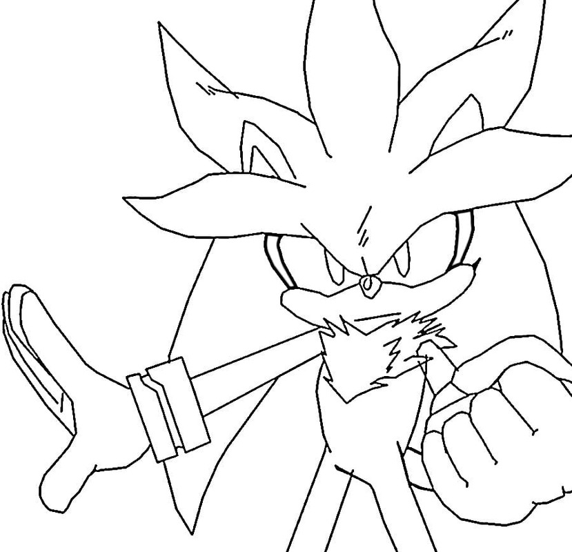 印刷 シルバー・ザ・ヘッジホッグ ぬりえ