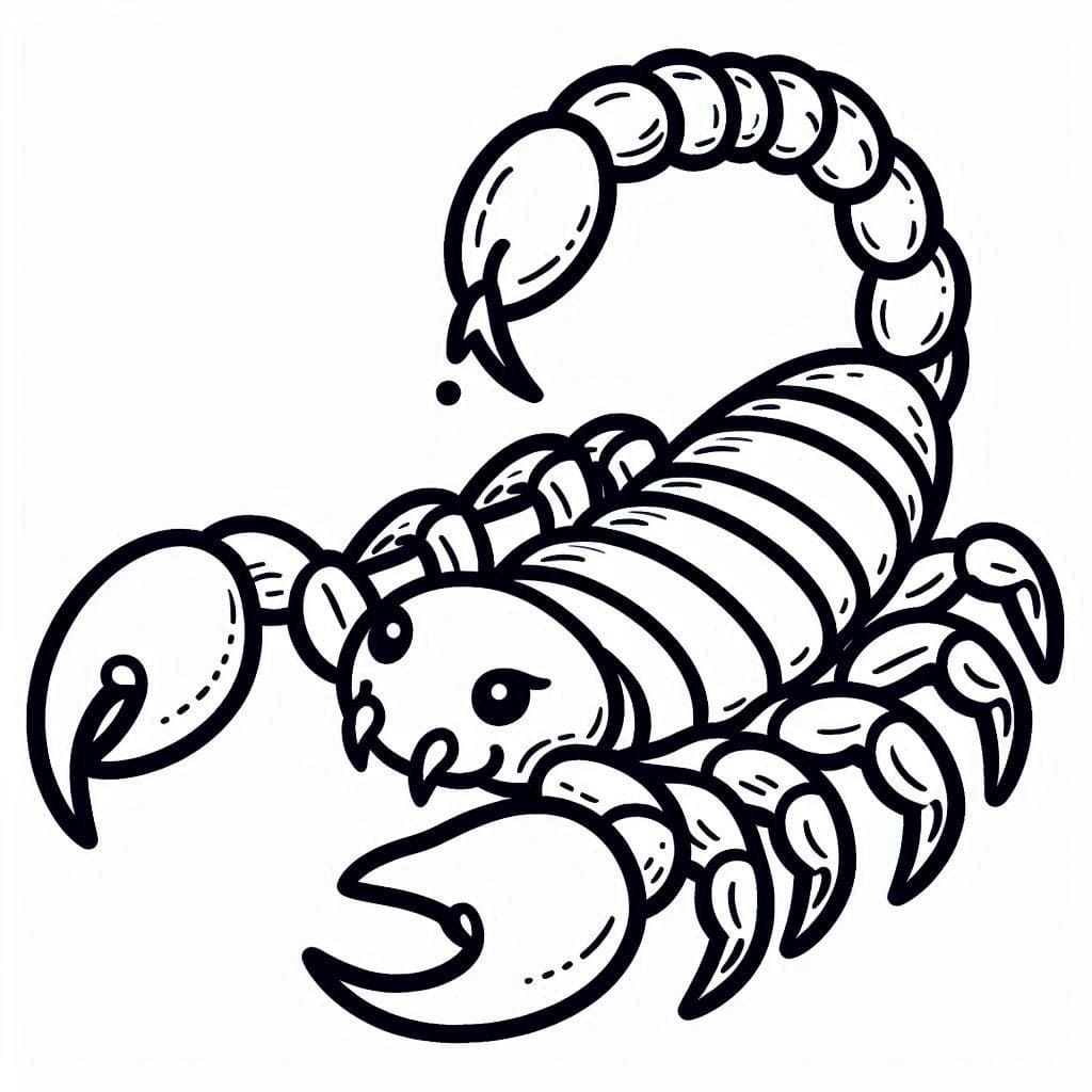 印刷 スコーピオン ぬりえ