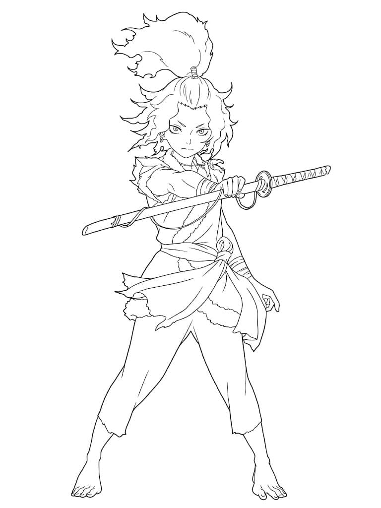 地獄楽 描画 ぬりえ