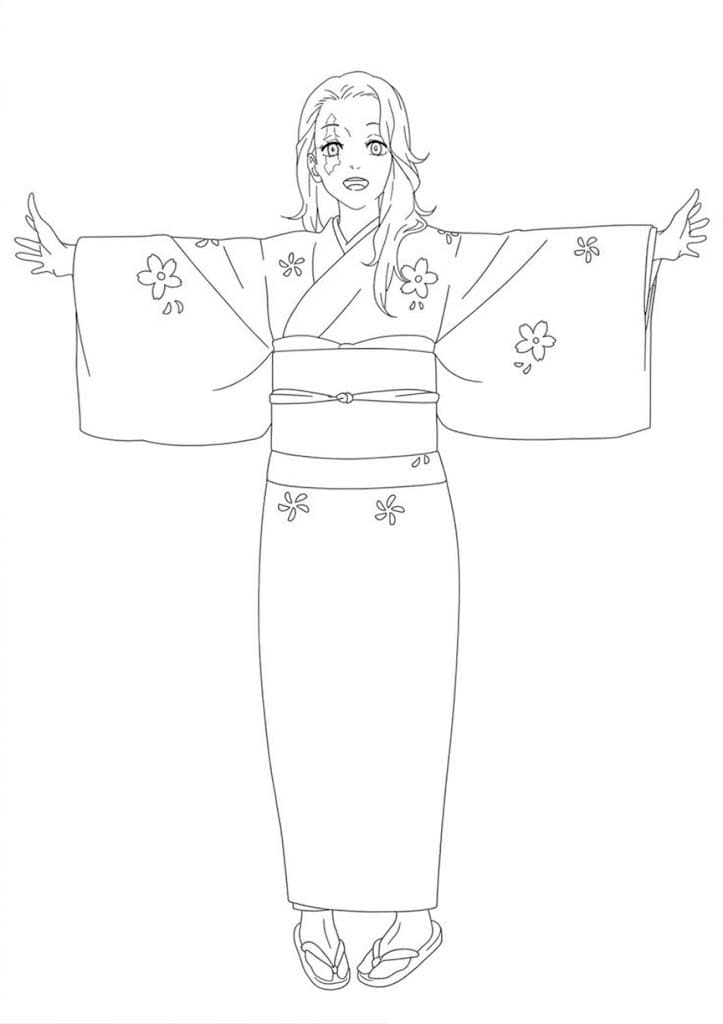 地獄楽 印刷 ぬりえ