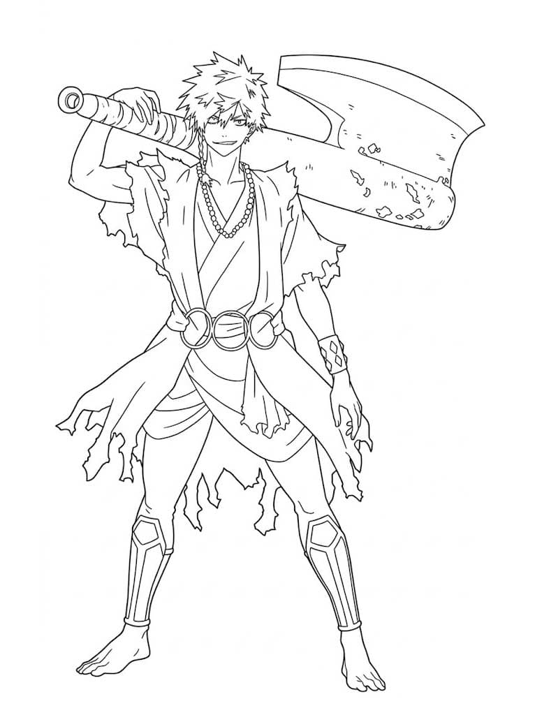 地獄楽 描く ぬりえ