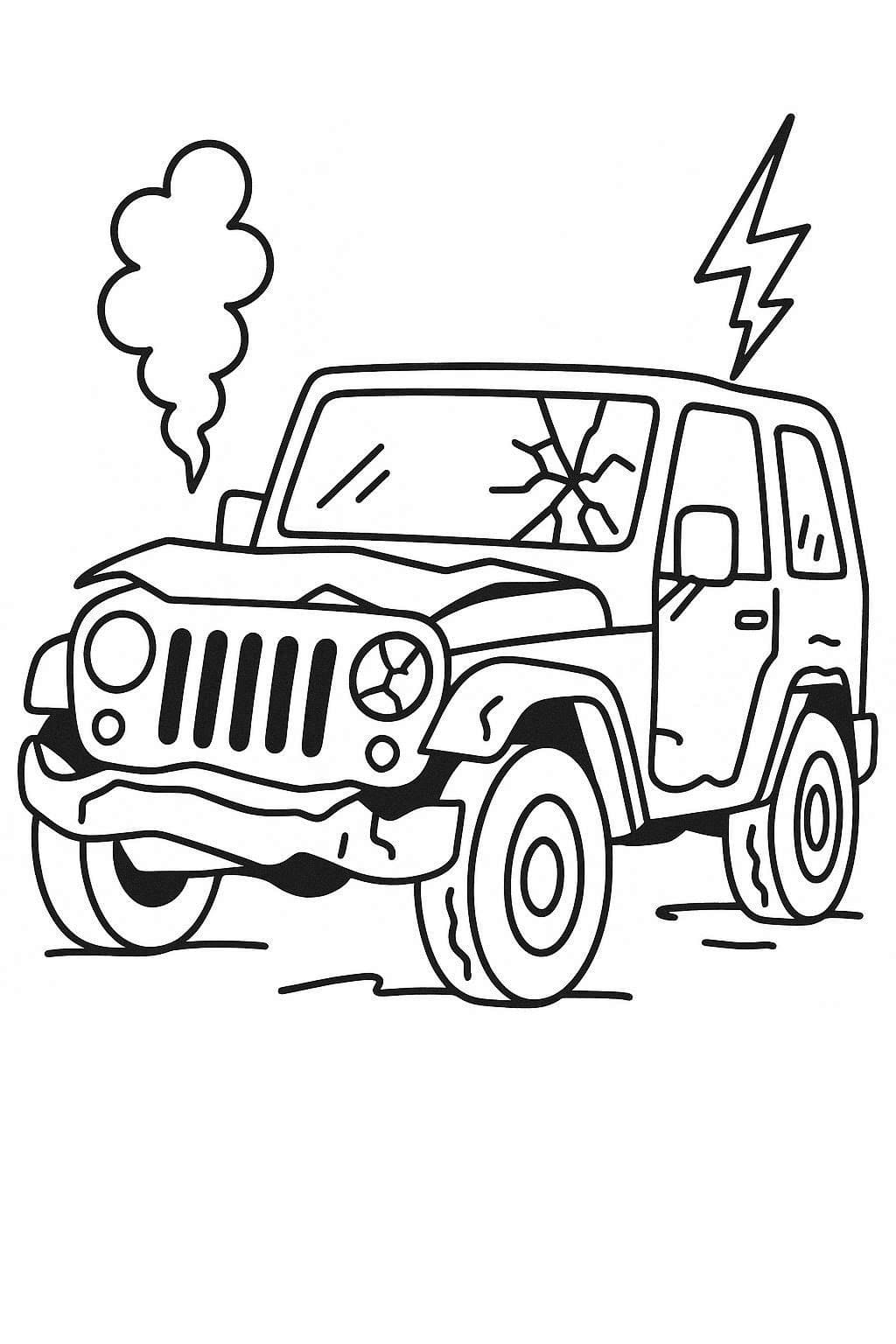 ジープ 画像 ぬりえ