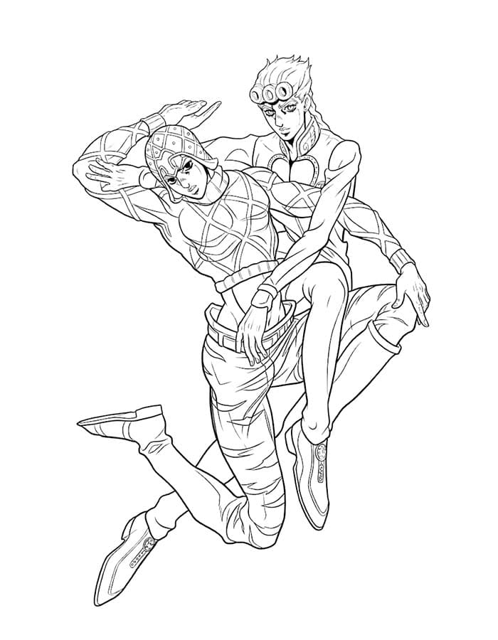 ジョジョの奇妙な冒険 描く ぬりえ