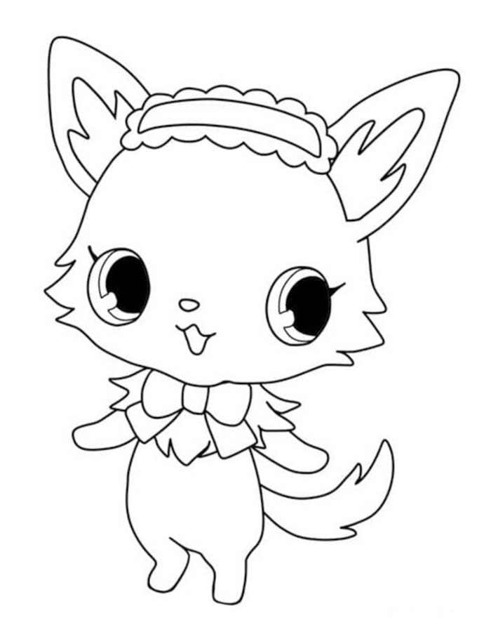 ジュエルペット 描く ぬりえ