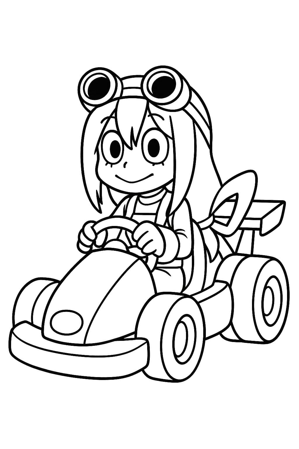 蛙吹梅雨 4 ぬりえ 蛙吹梅雨 4 ぬりえ