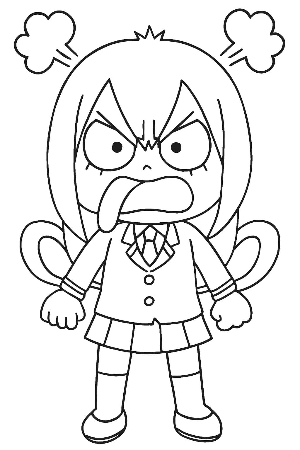 蛙吹梅雨 無料 ぬりえ 蛙吹梅雨 無料 ぬりえ