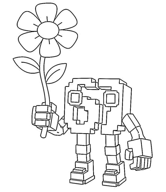 描く 67 ブレインロット ぬりえ