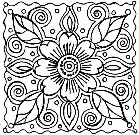 描く抽象的な 印刷 ぬりえ