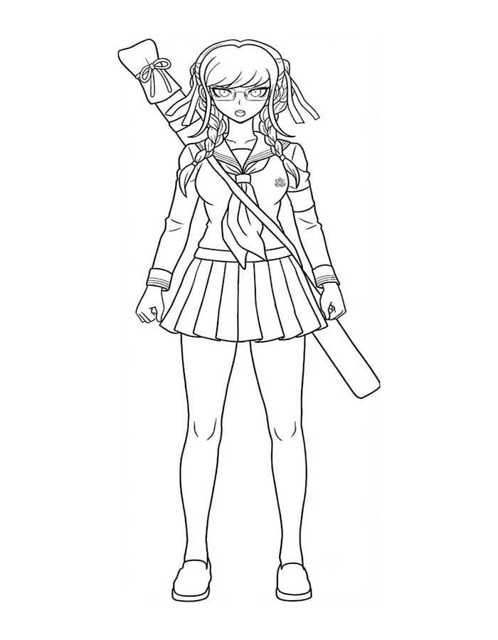 描く ダンガンロンパ ぬりえ