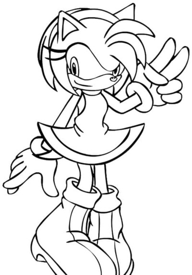 描くエミー・ローズ ハッピー ぬりえ