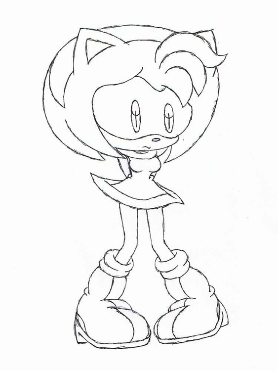 描くエミー・ローズ ニース ぬりえ