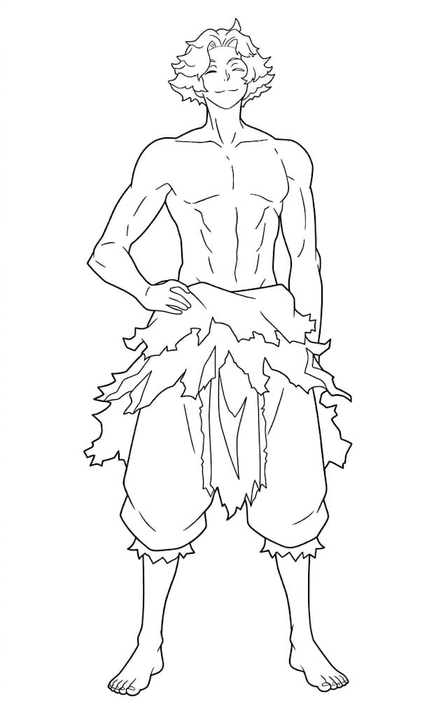 描く 地獄楽 ぬりえ