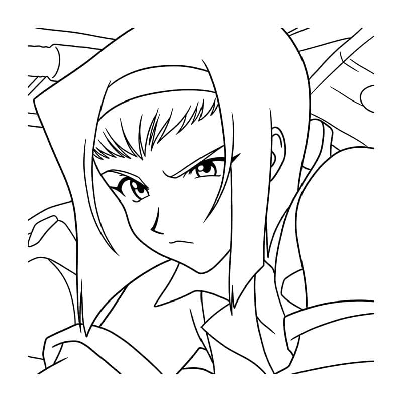 描く カウボーイビバップ ぬりえ