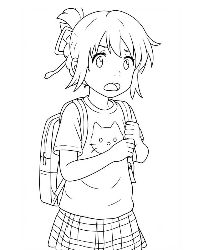描く 君の名は。 ぬりえ
