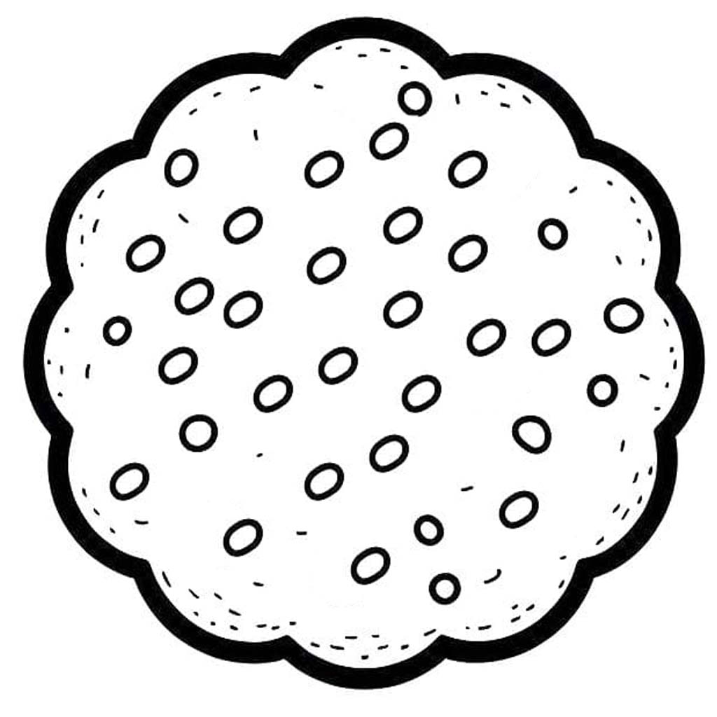 描く クッキー 簡単 ぬりえ