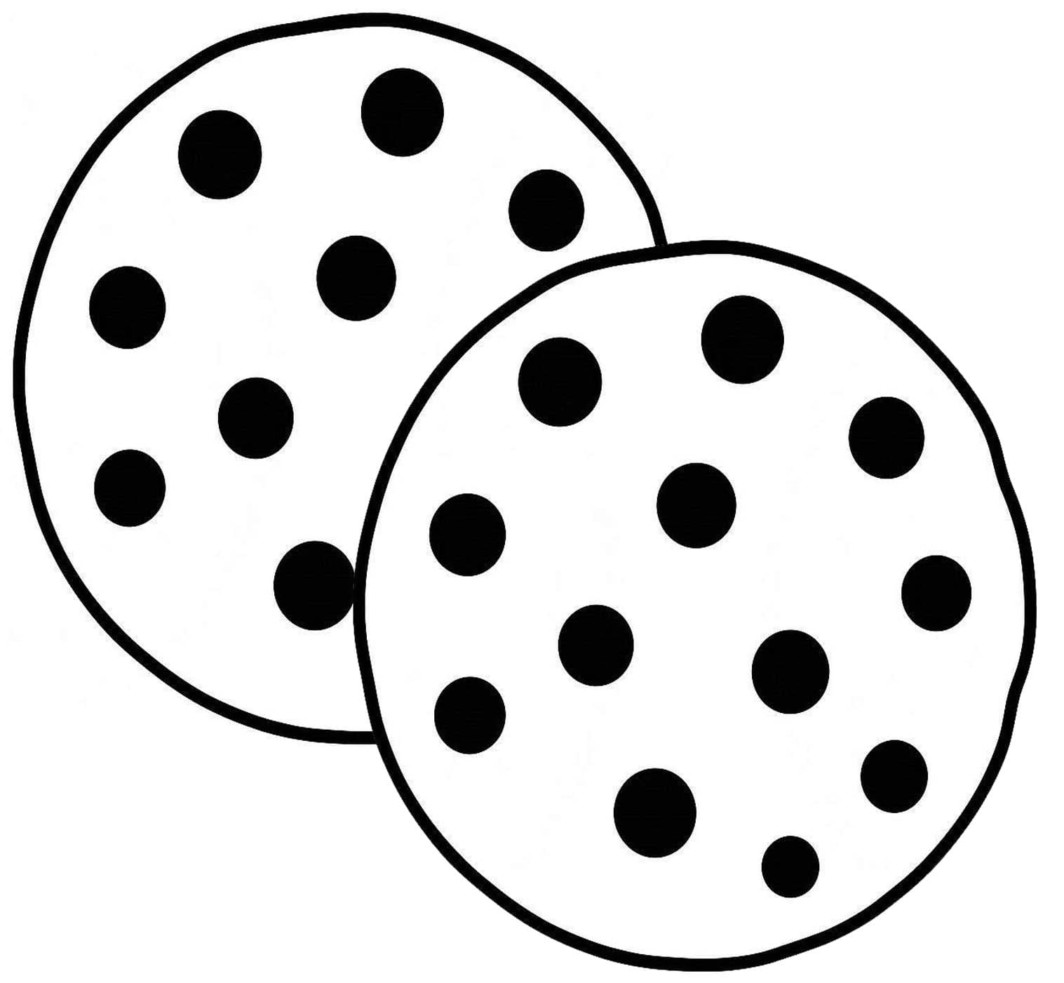 描く クッキー ぬりえ