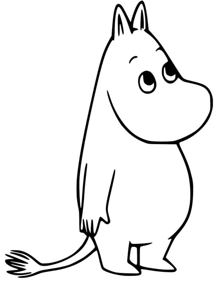 ムーミン ぬりえ ぬりえ