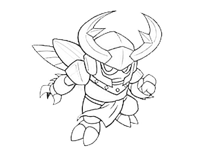 描くムシ忍 子供たち ぬりえ