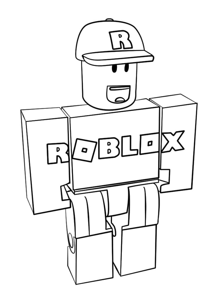 描くRoblox ぬりえ