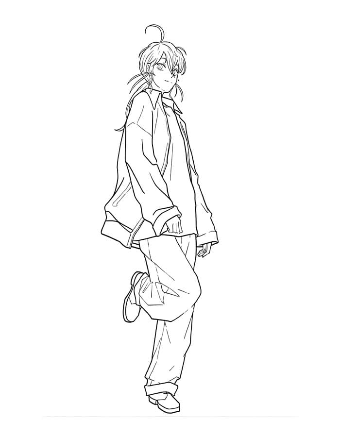 描く サカモトデイズ ぬりえ