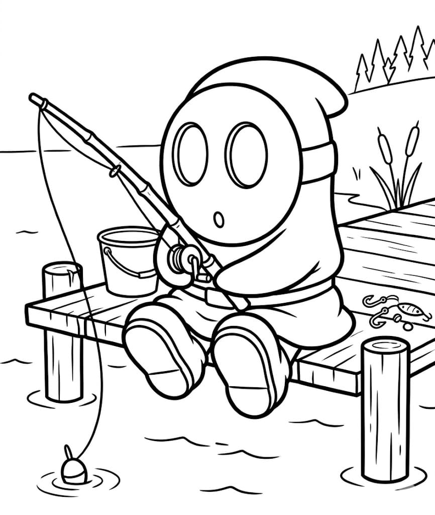 描く シャイガイ ぬりえ