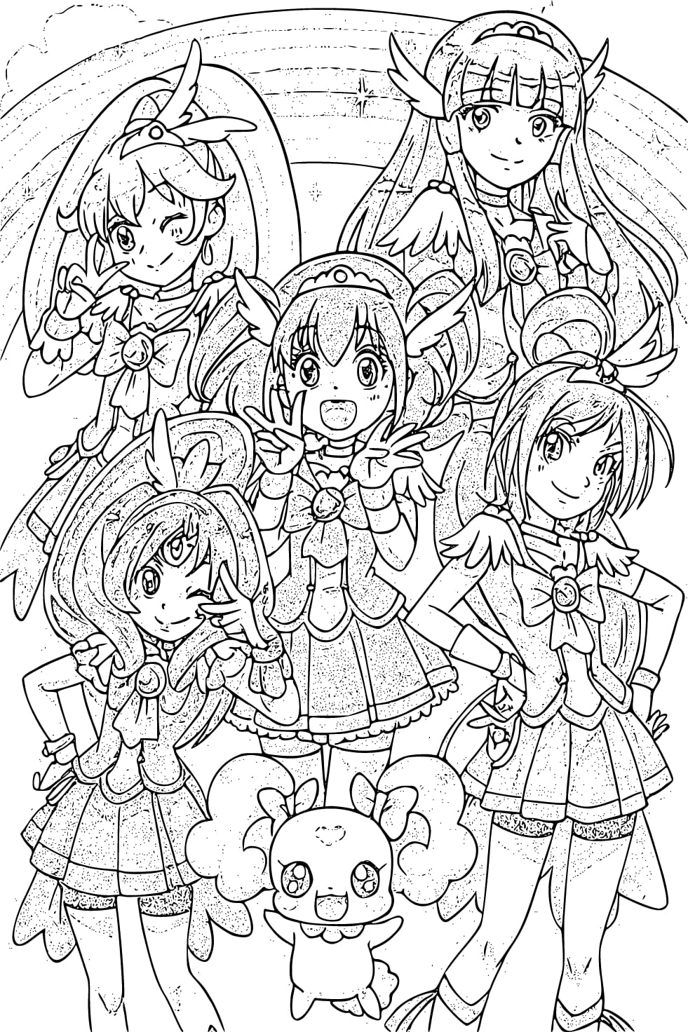 スマイルプリキュア ぬりえ ぬりえ