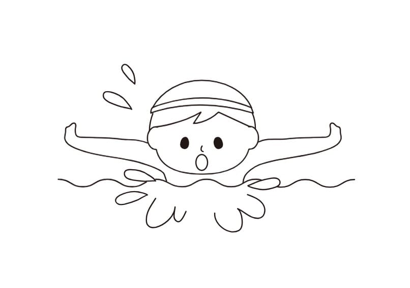 描くスポーツの日 無料で印刷可能 ぬりえ